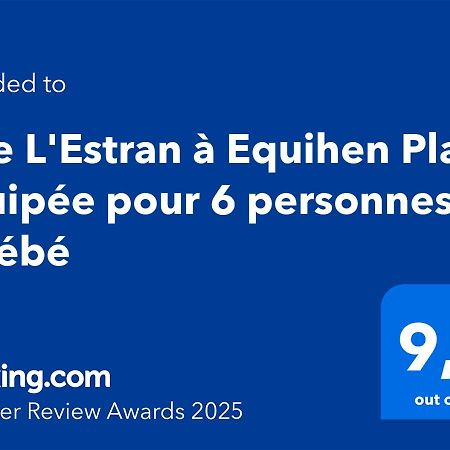 Gite L'Estran A Equihen Plage Equipee Pour 6 Personnes + 1 Bebe Bagian luar foto